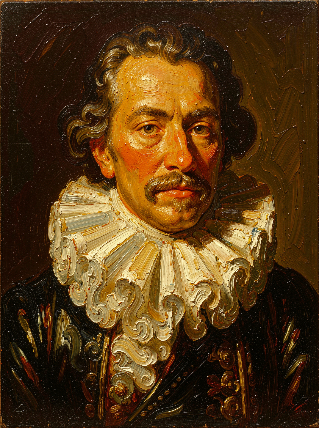 Oil painting style